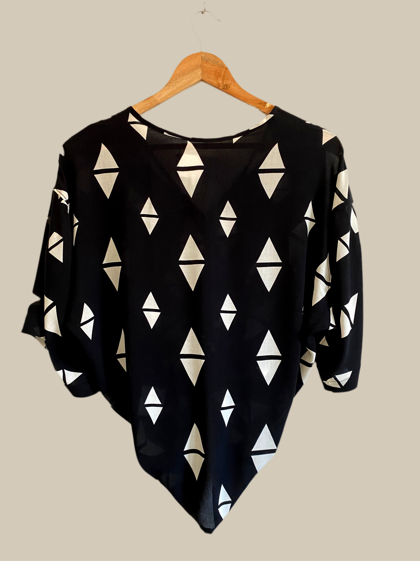 Tie front blouse